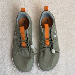 Vivobarefoot Primus Lite Barefoot Sneakers Green Orange Women 6 Youth 5